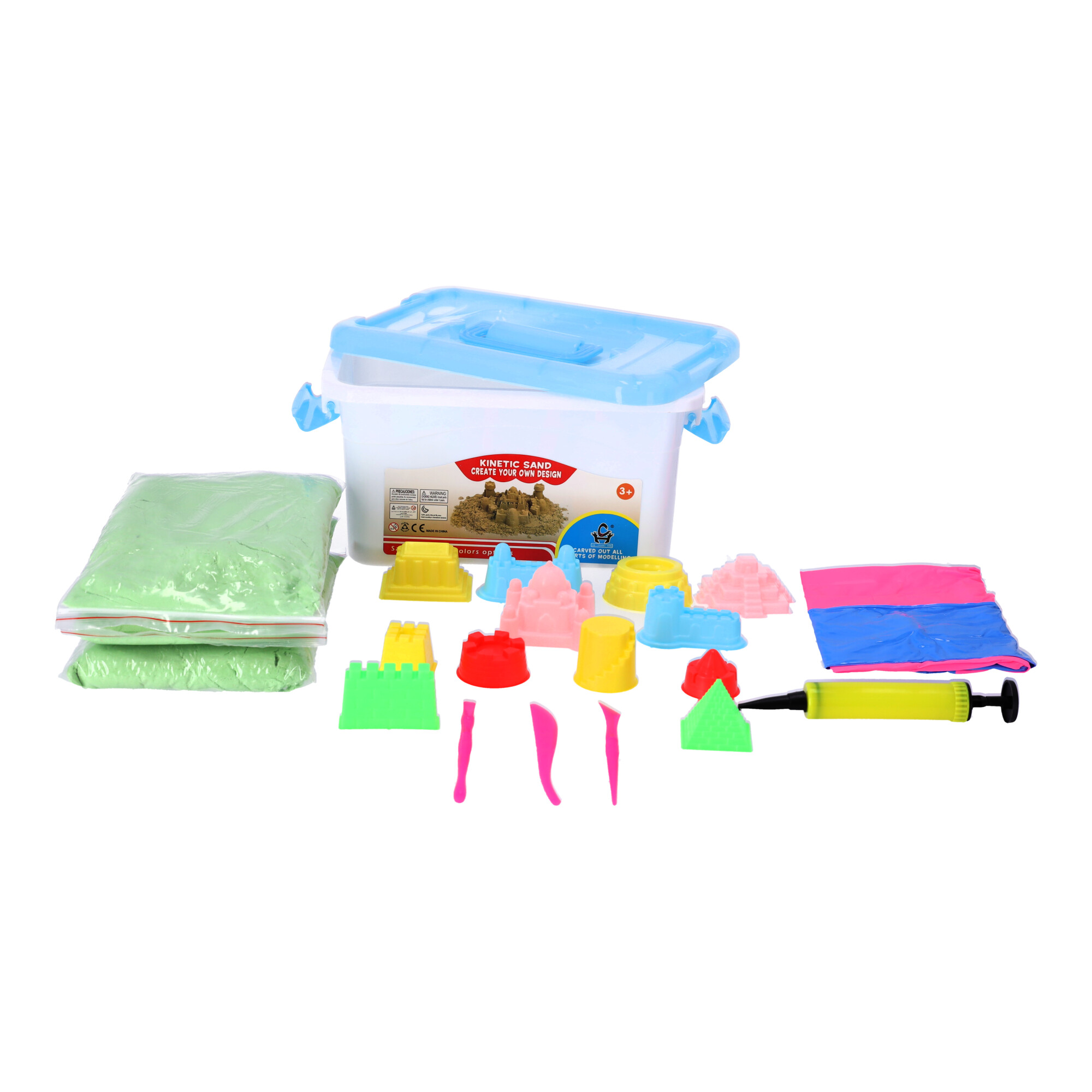 Kinetic sand set for children 3 kg - type II