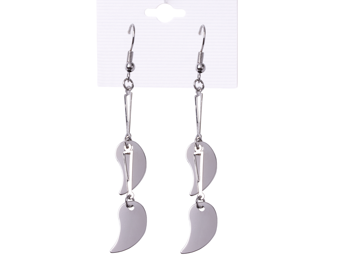 Earrings hanging silver