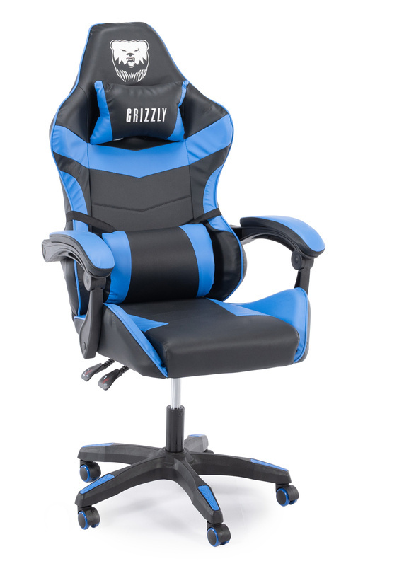 Gaming-Stuhl Moderner verstellbarer Gamer-Stuhl - Blau