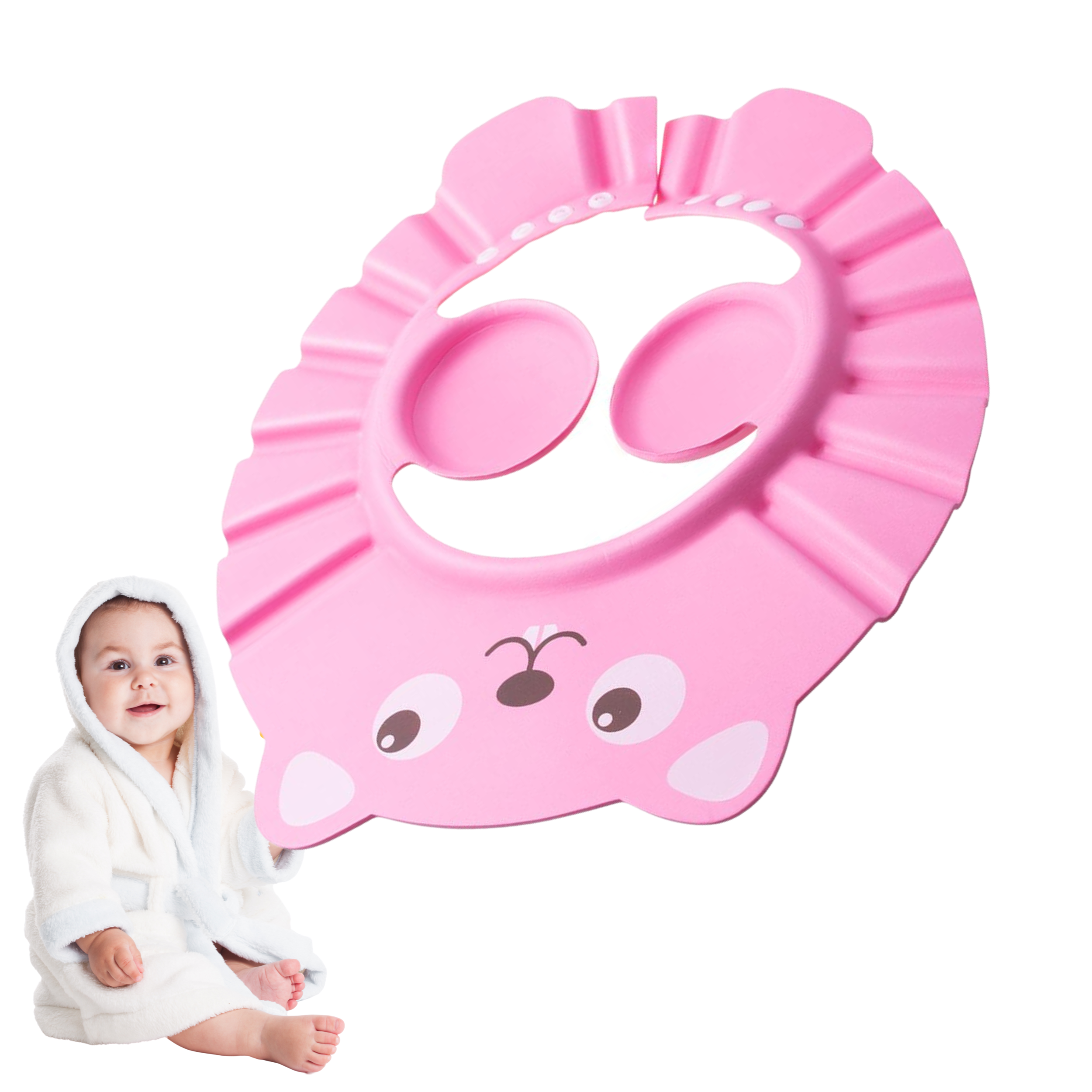Baby-Duschkopf / Badevisier - rosa