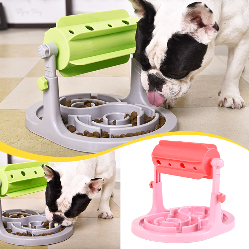 Interaktiver Hundefutterspender - pink