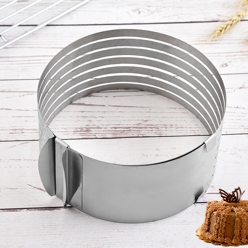 Ring zum mehrlagigen Schneiden von Teig, Keks, Kuchen klein