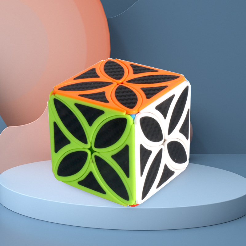 Moderner Puzzlewürfel, Logikwürfel, Rubik's Cube - Kleeblatt, Typ I
