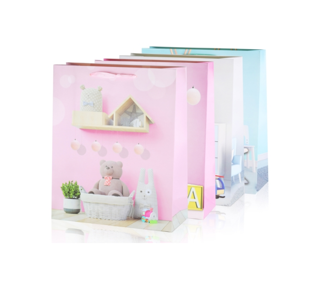Geschenktüte Kinderzimmer 23cm x 18cm