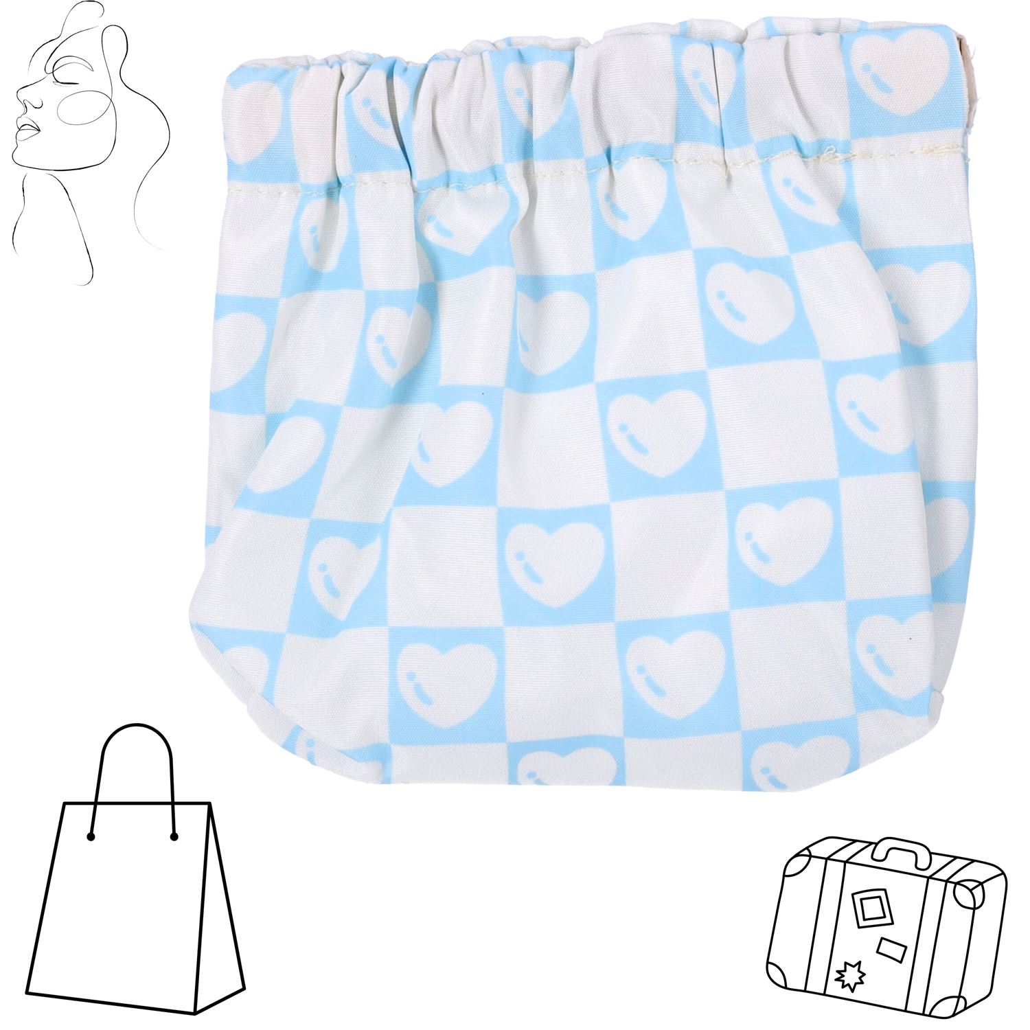 Multifunktionale Kosmetiktasche für Damenhandtasche – Muster IV