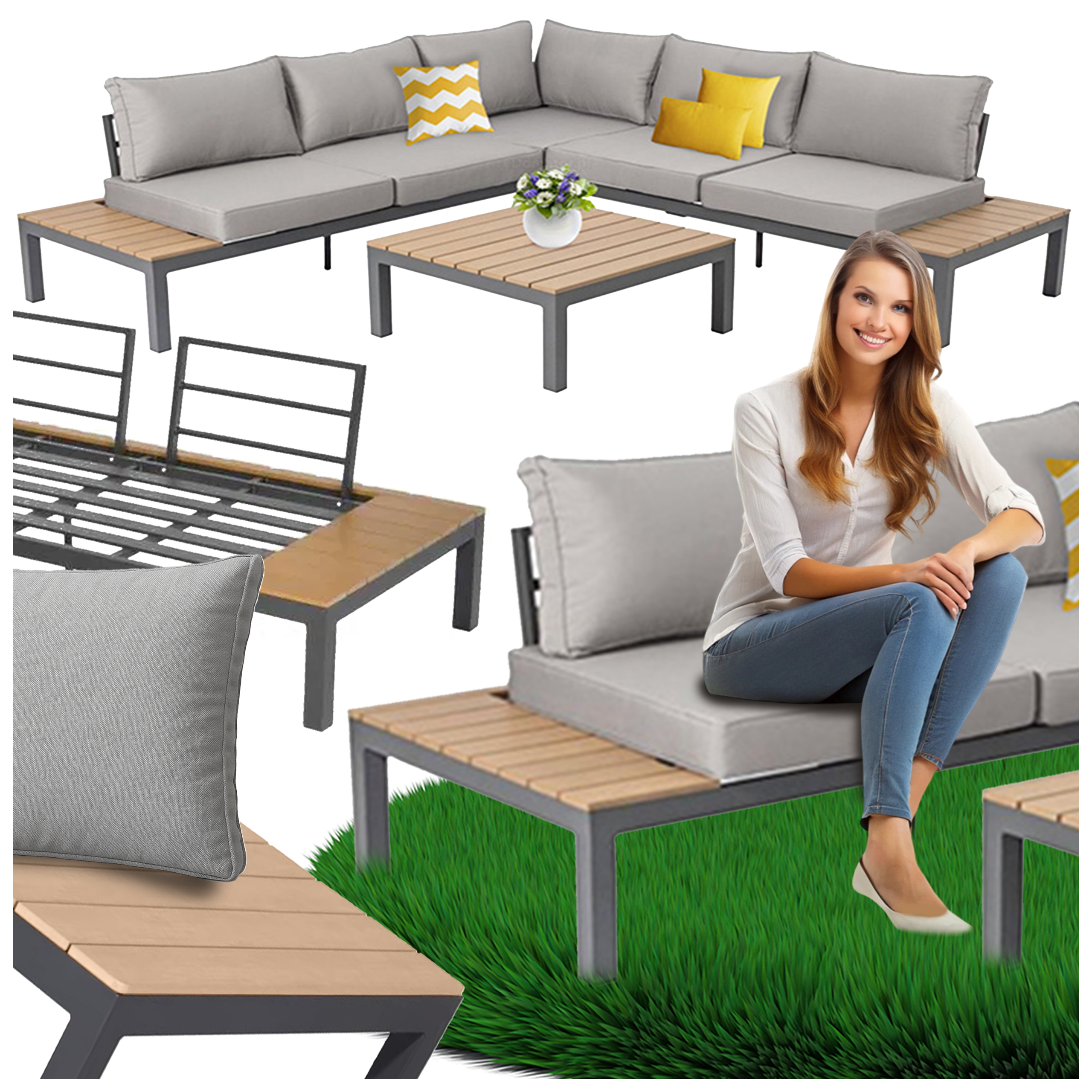 LUX Premium Outdoor-Möbelset