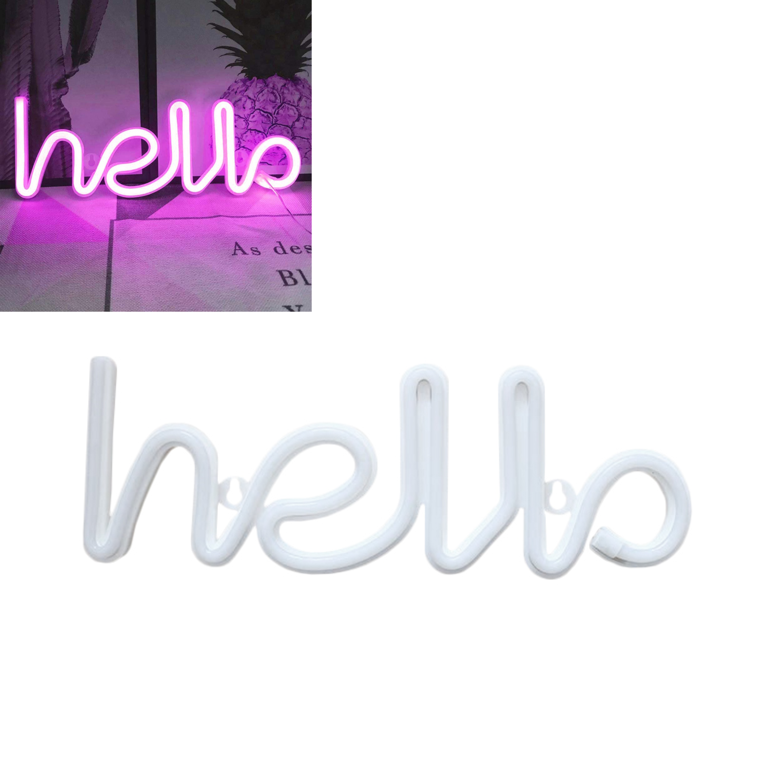Dekorative LED-Neonlampe - hello 2