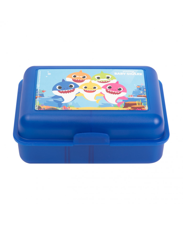 Baby Shark Frühstücksbox, 17,5 x 12,8 x 6,9 cm, LIZENZIERTES PRODUKT, ORIGINAL