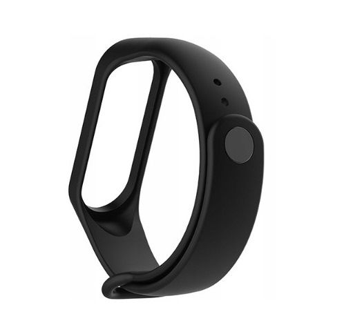 Silikonarmband für Xiaomi Mi Band 5/ Xiaomi Mi Band 6 - schwarz