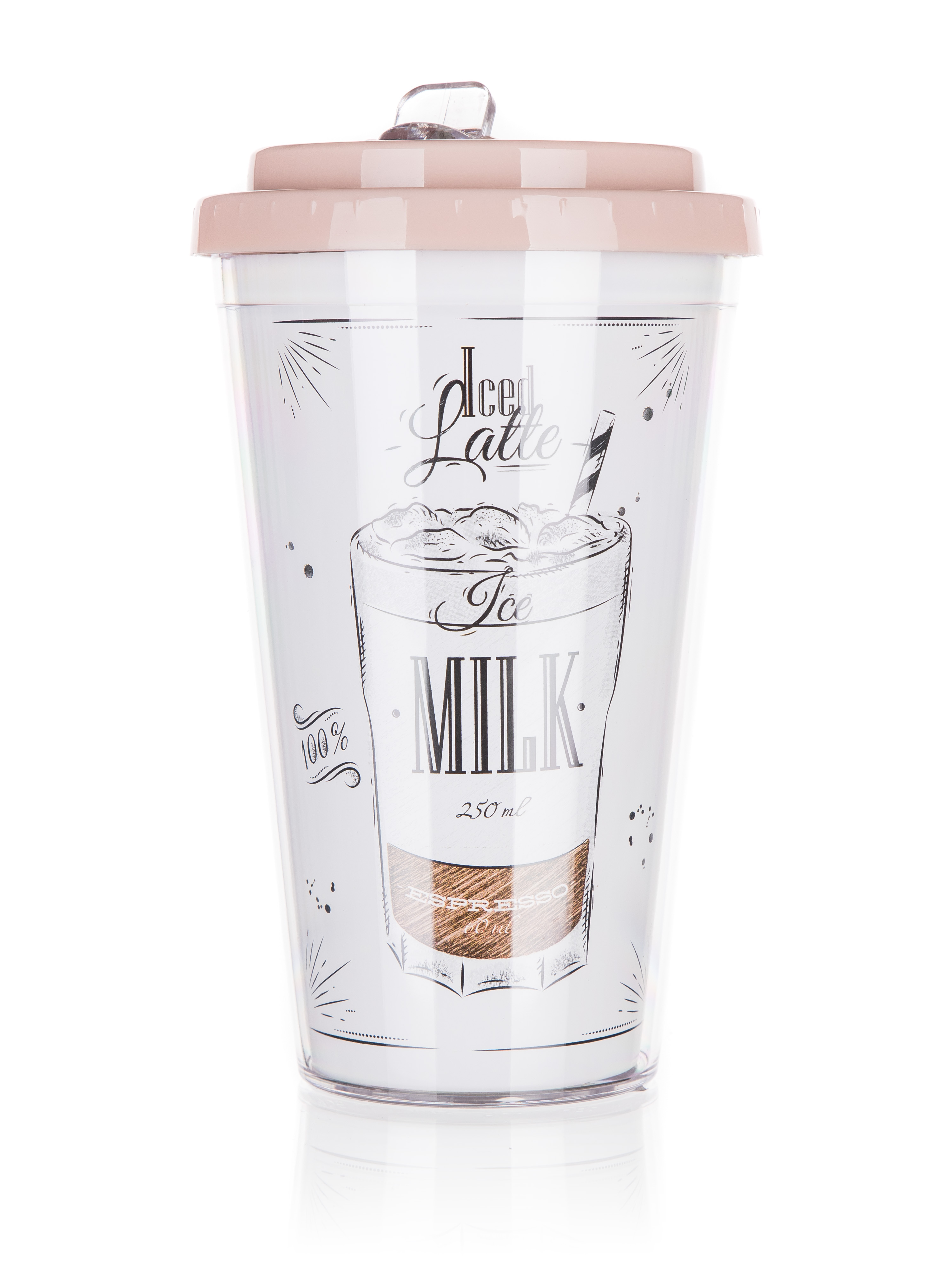 Doppelwandiger Thermobecher COFFEE 500ml Iced Latte