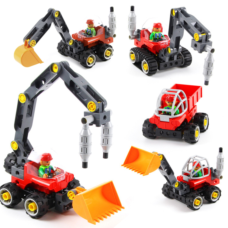 Bausteine 5in1 (42 Steine + 5 Karten)