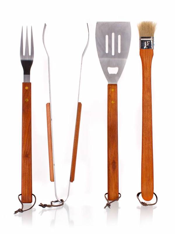 4-teiliges Grillbesteck-Set