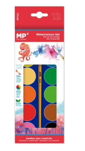 Aquarellfarben MP PP152 12 Stück