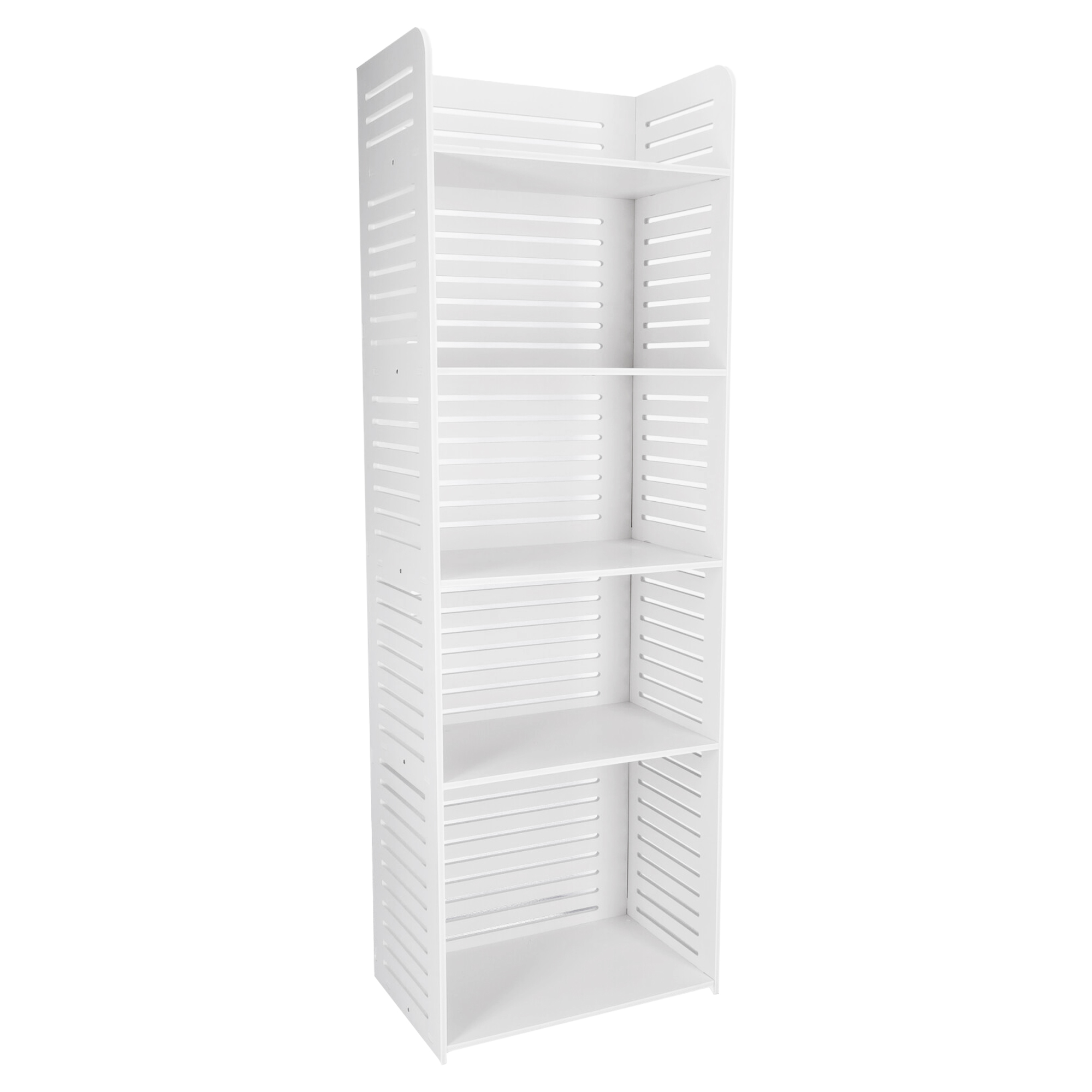 Freistehendes Badezimmerregal / Aufbewahrungsschrank 150x50x31 cm - Weiß