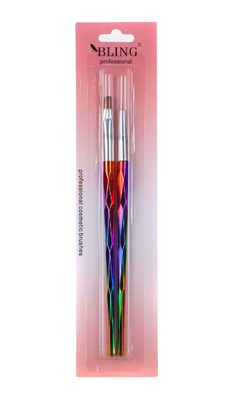 Nail Art Pinsel BLING Professional - 2 Stk. Mermaid
