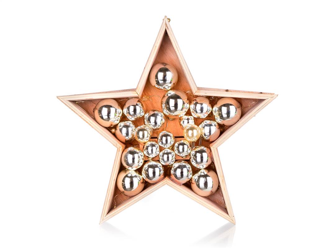 Weihnachtsstern 15 LED Höhe 36 cm