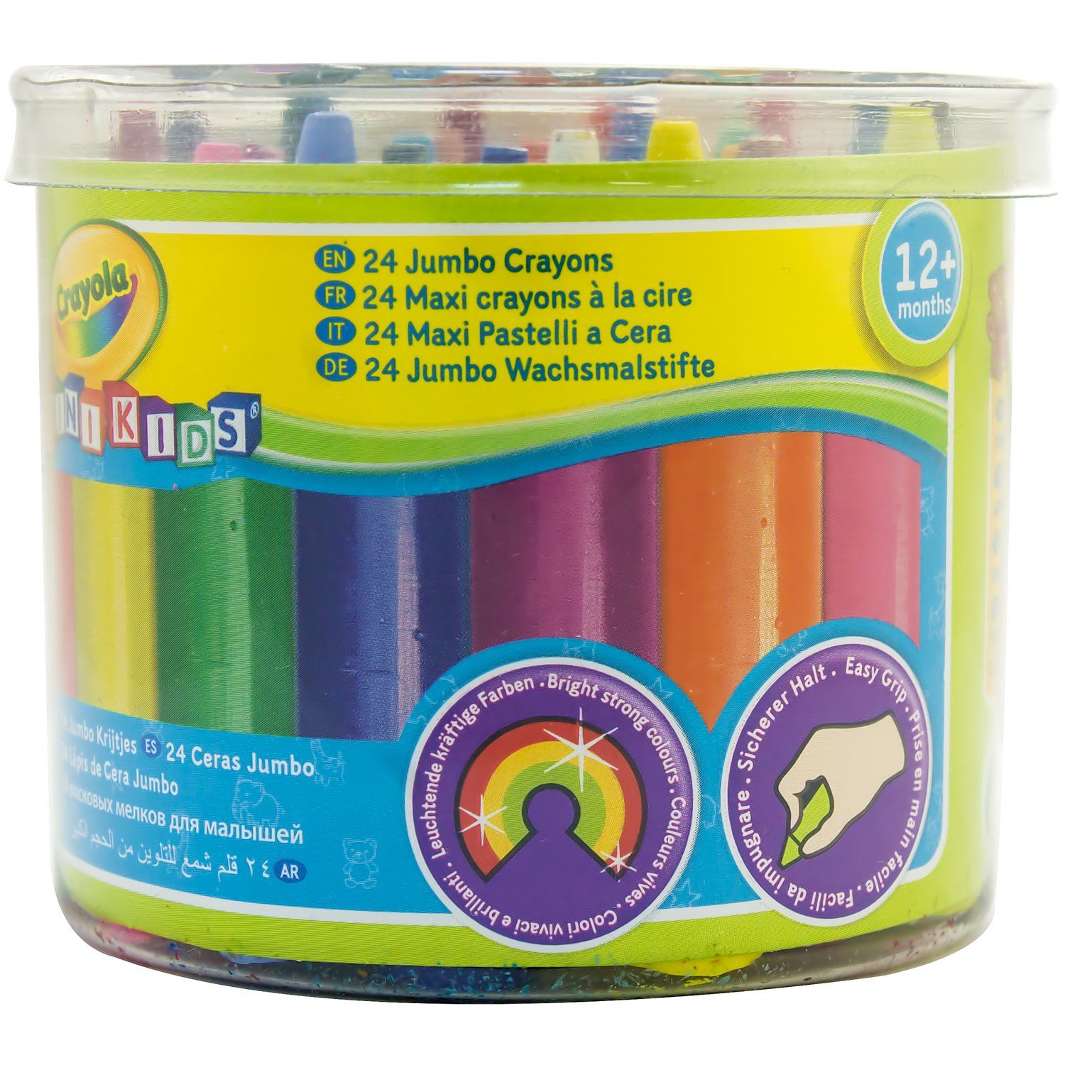 24 Maxi crayons en cire