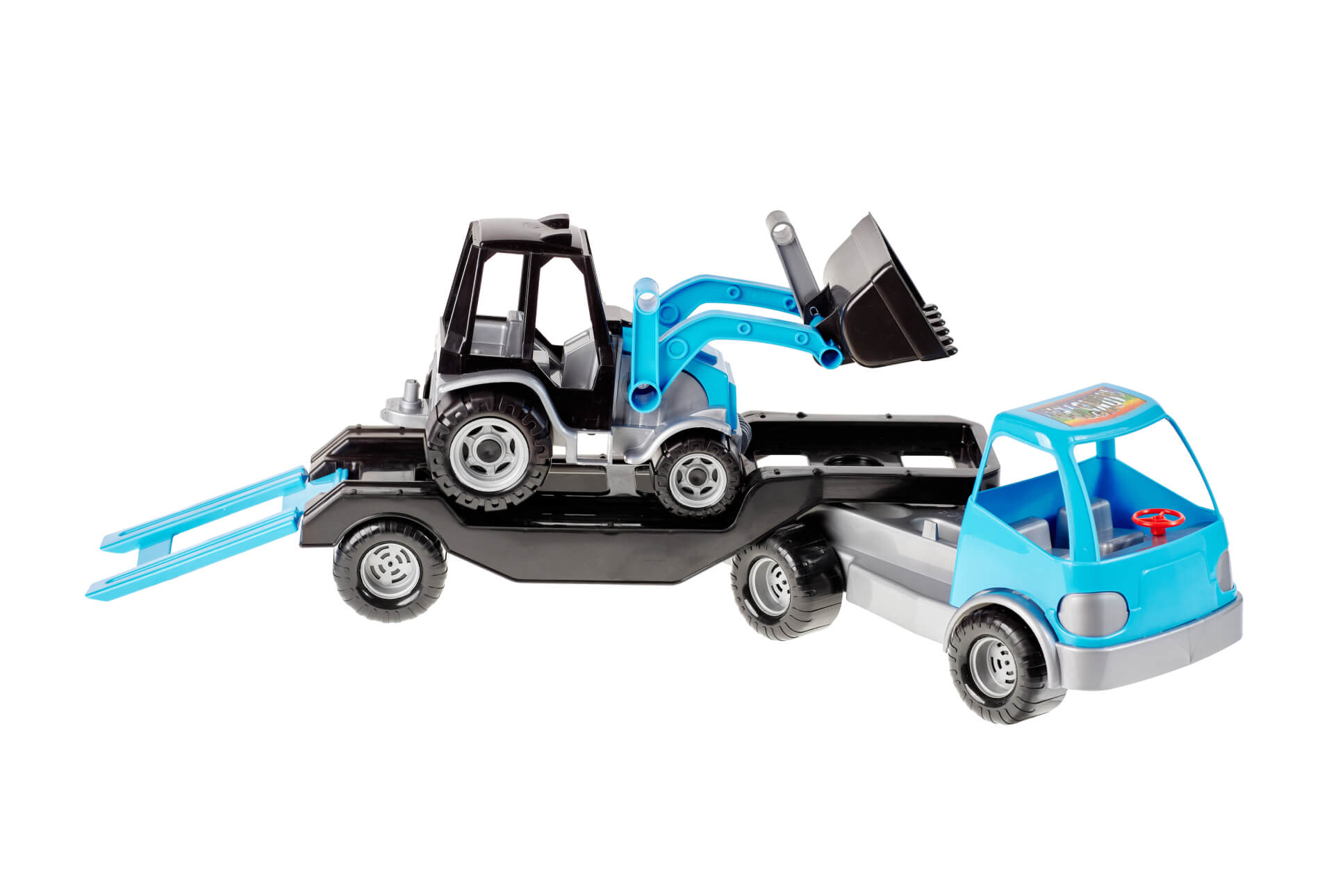 LKW mit Anhänger - Abschleppwagen und Traktor - Modell 176