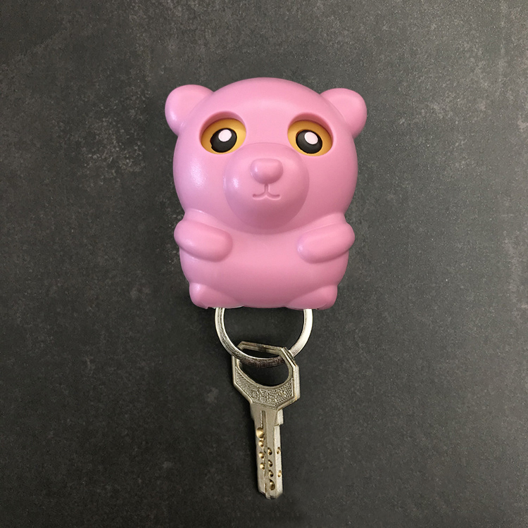 Schlüsselhalter - rosa Teddybär