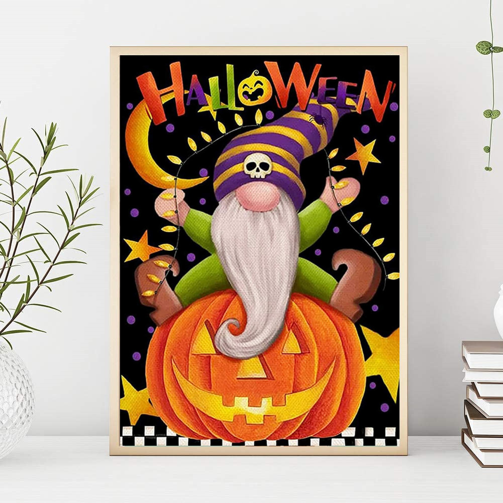 Diamantstickerei / 5D Malerei / Diamantmosaik / Diamantmalerei - Halloween, Größe 40x50 cm