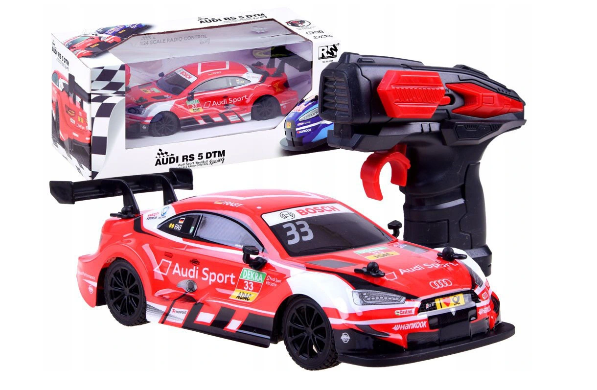 Audi RS5 DTM(RED BULL&AUDI SPORT) 2.4Ghz RC Auto - rot