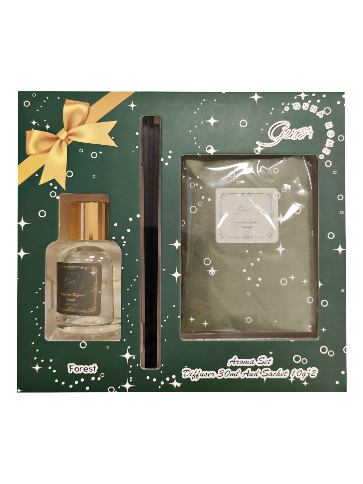 Ein Set Duftdiffusoren 30 ml + Beutel Guna Home - Wald