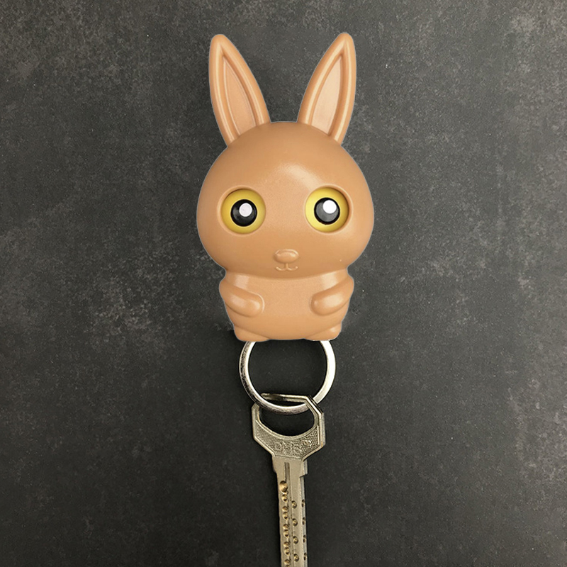 Schlüsselhalter - brauner Hase