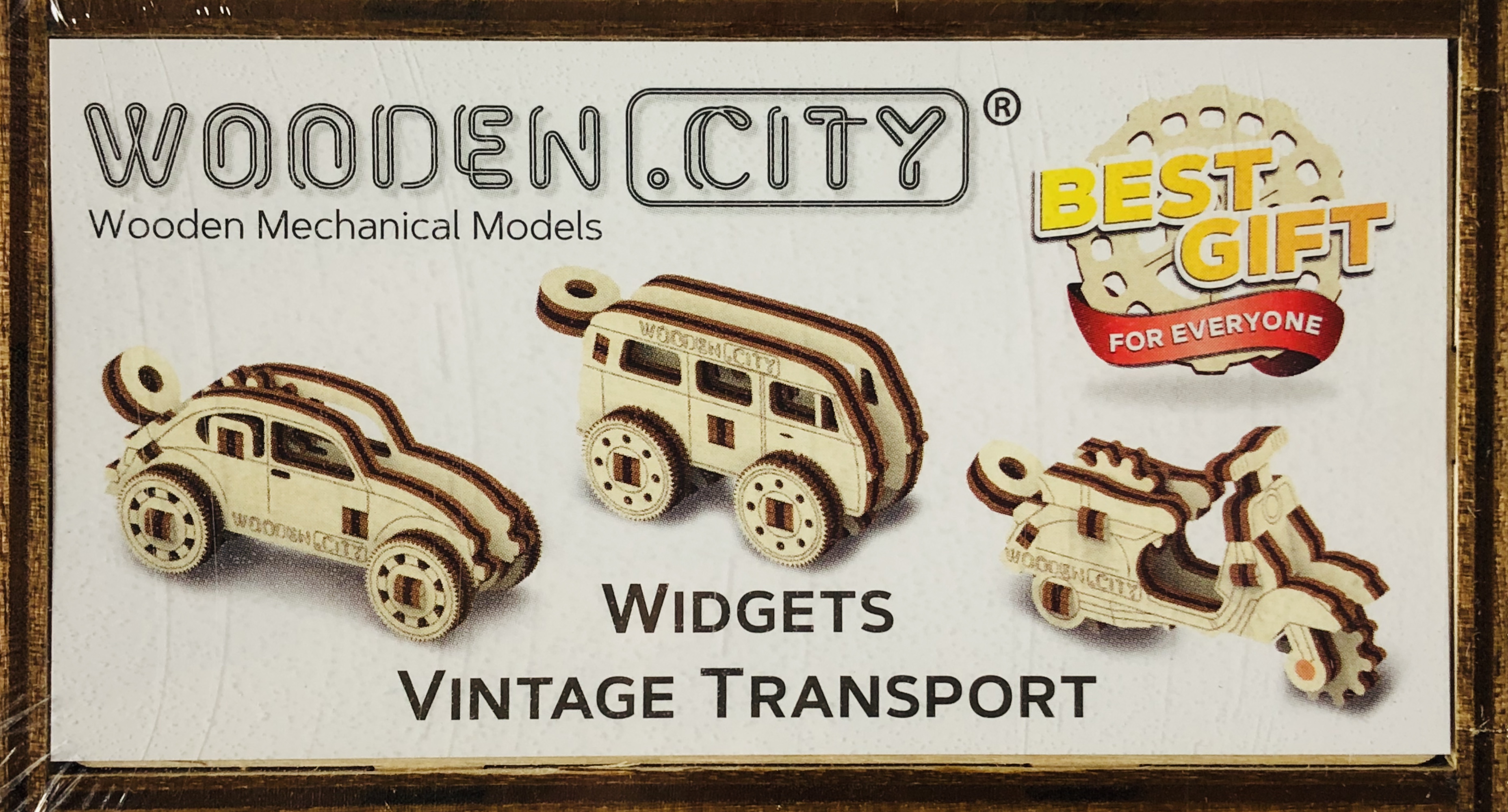 Holz 3D Puzzle - Vintage Autos und Motorrad