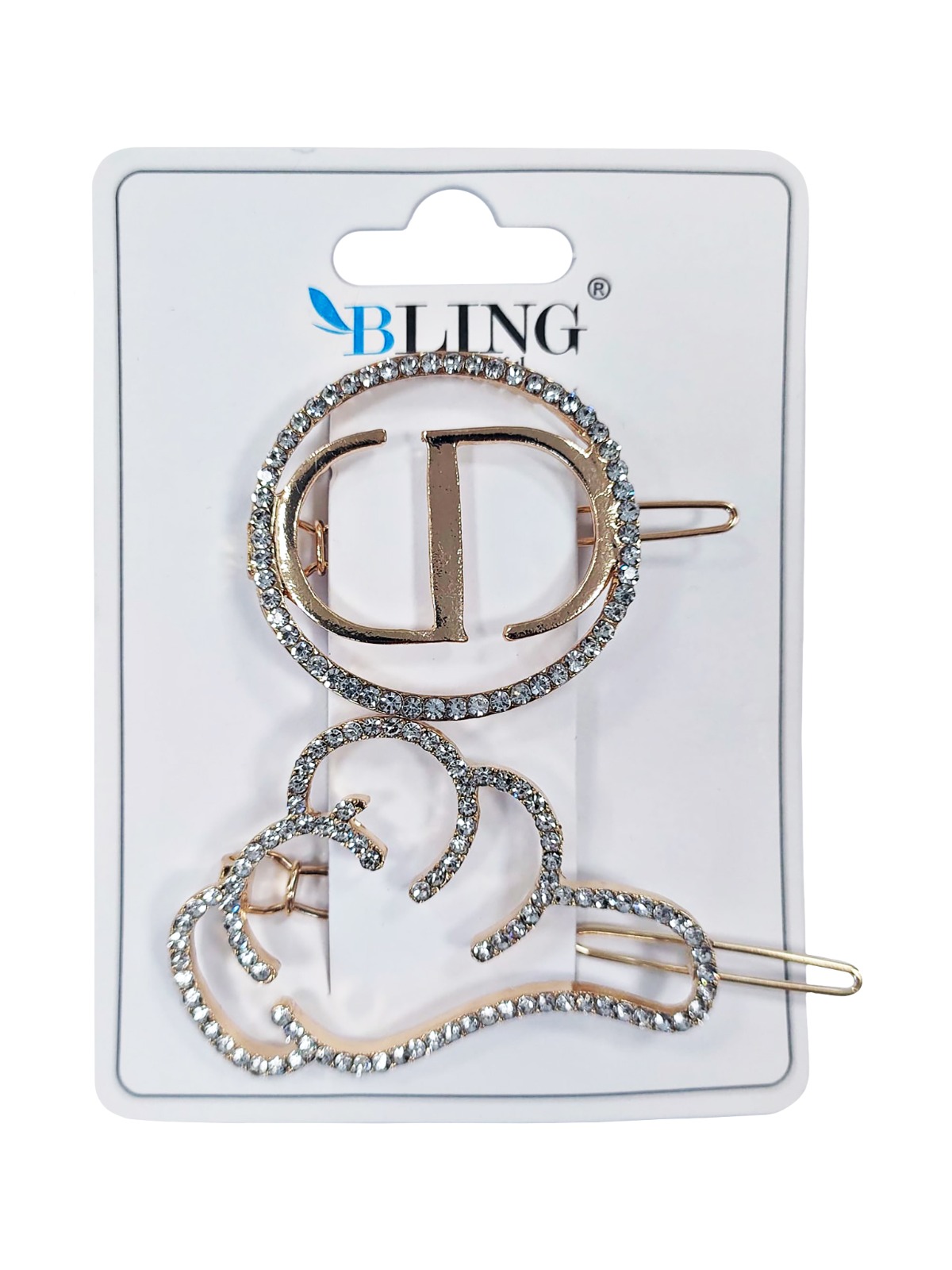 Haarnadeln, Haarnadeln BLING 2 Stk. - gold, Typ IV