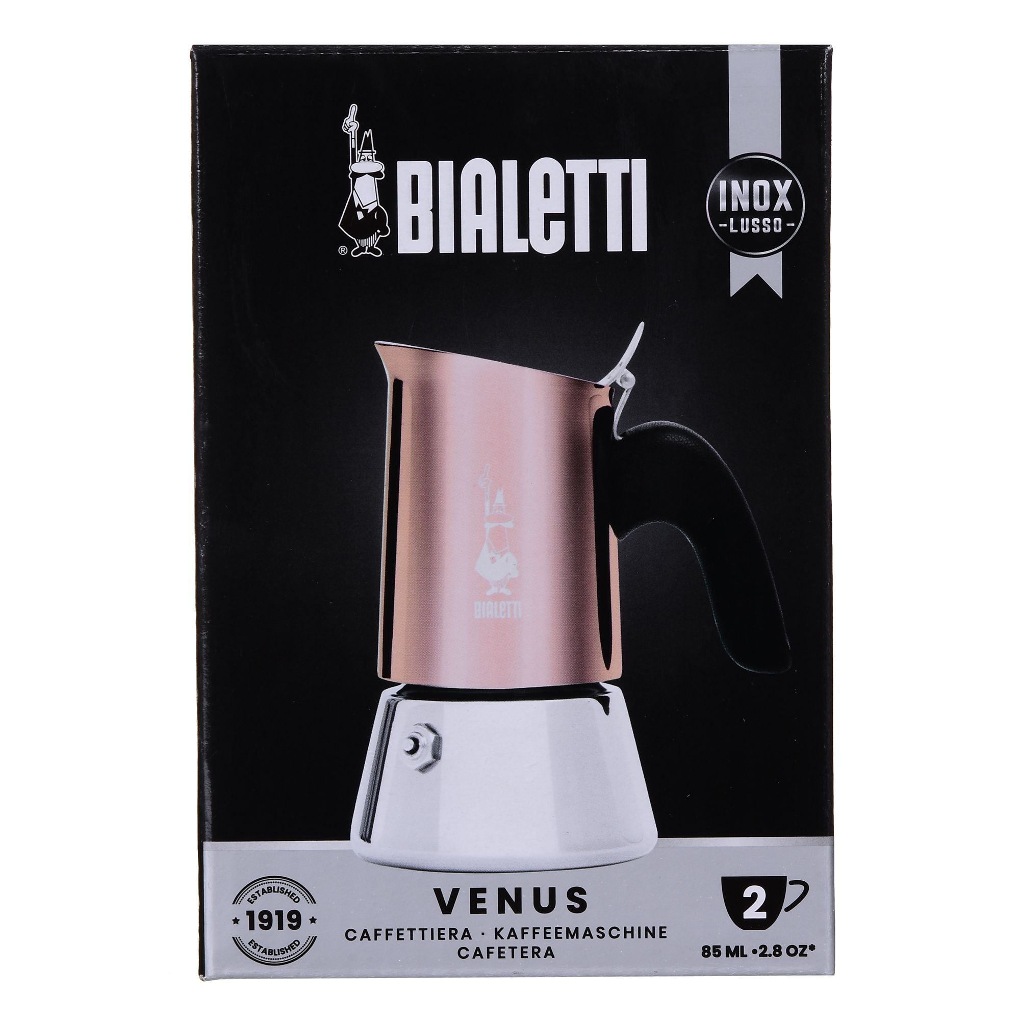 Bialetti New Venus 2tz - Copper (karton) - Chain Coffee Company