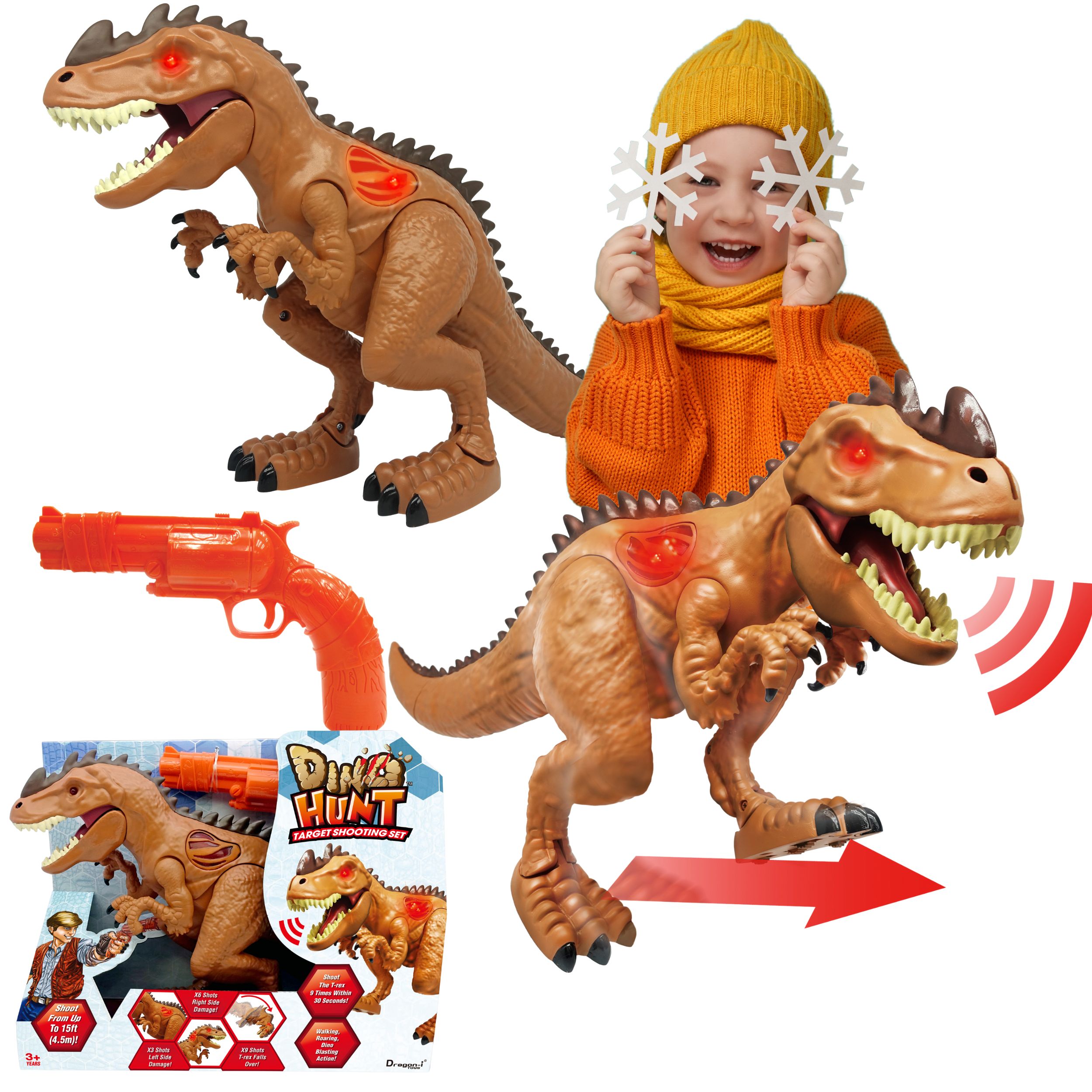 Dino Hunt™ Zielschieß-Set