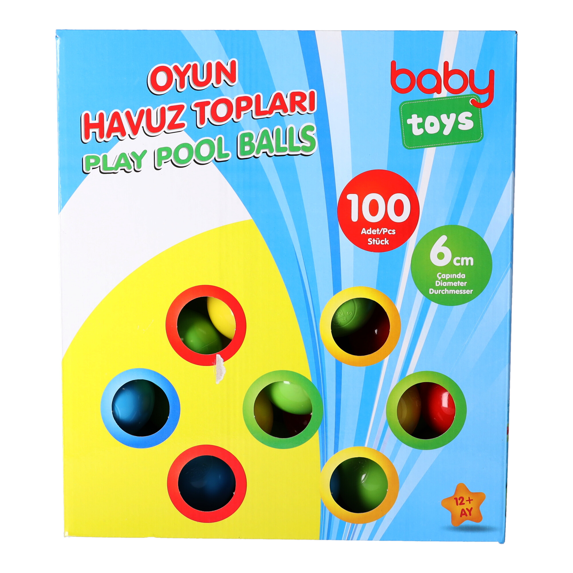 Set bunter trockener Poolbälle 100 Stück Pilsan