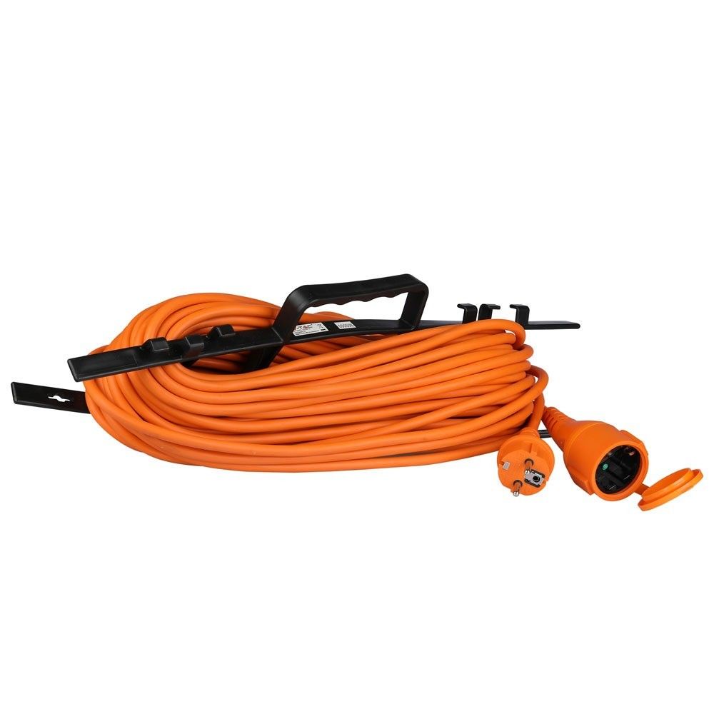 V-TAC Outdoor-Verlängerungskabel 30M 16A mit Kabeltrommel und Abdeckung