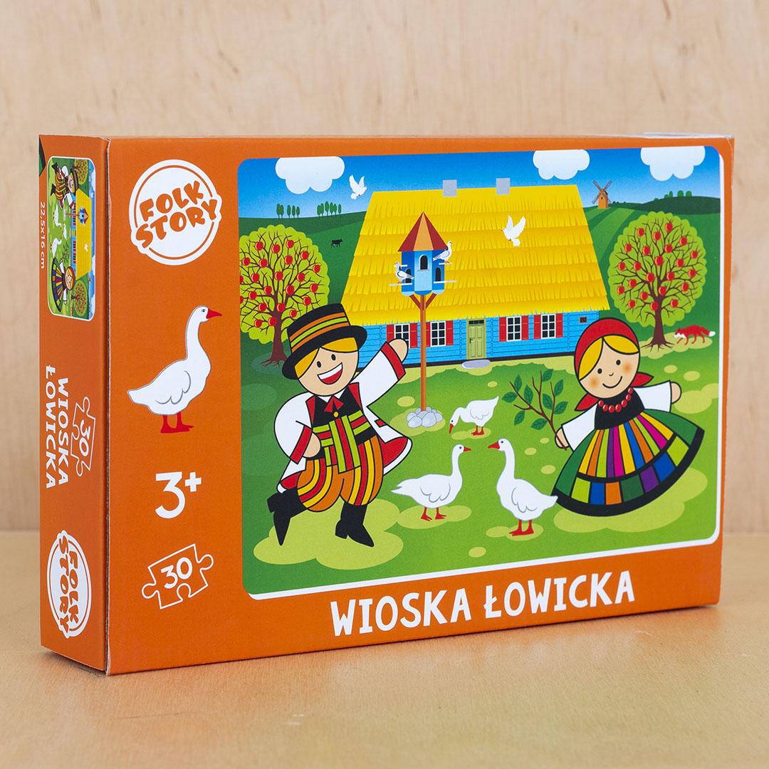 Puzzle FOLKSTAR Łowicka Dorf 30 Teile