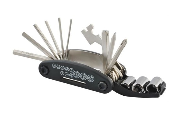 Ein Set 16in1 Fahrradschlüssel
