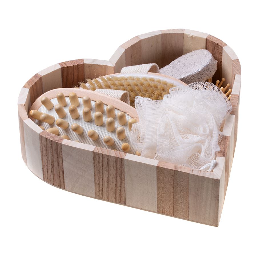 Geschenkkorb-Set SPA Waschlappen Massage Geschenk - 5 Elemente