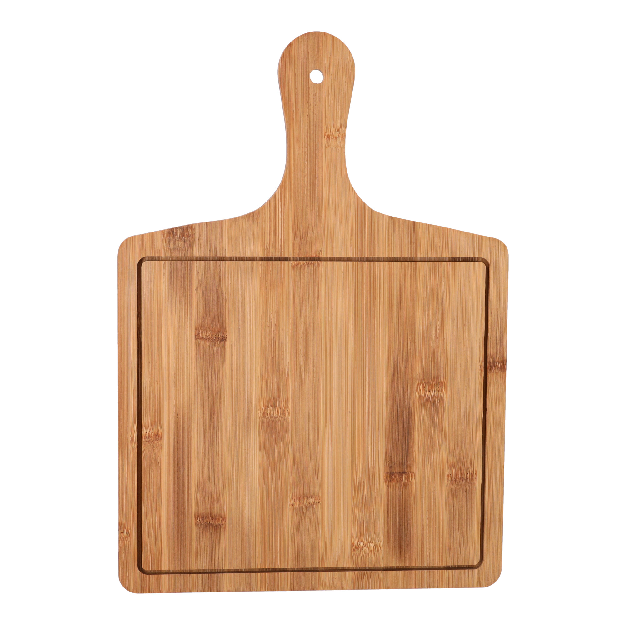 Holz-Pizzabrett - quadratisch, groß