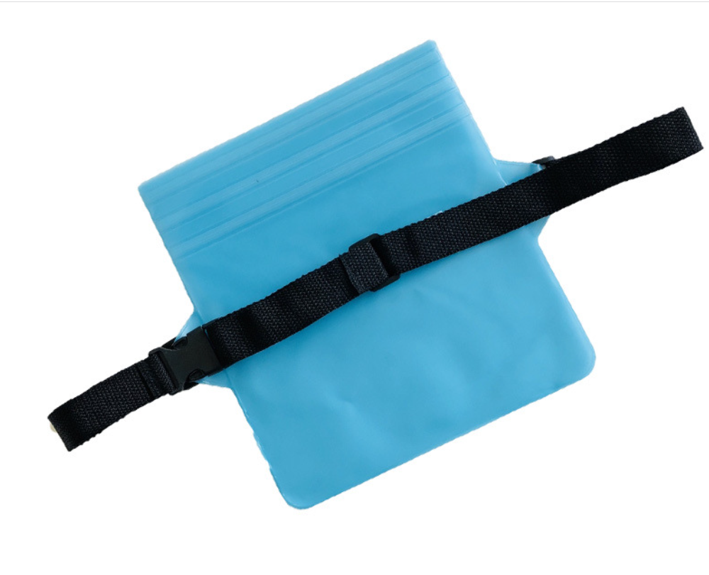 Wasserdichte Nierentasche, Gürteltasche - Hellblau
