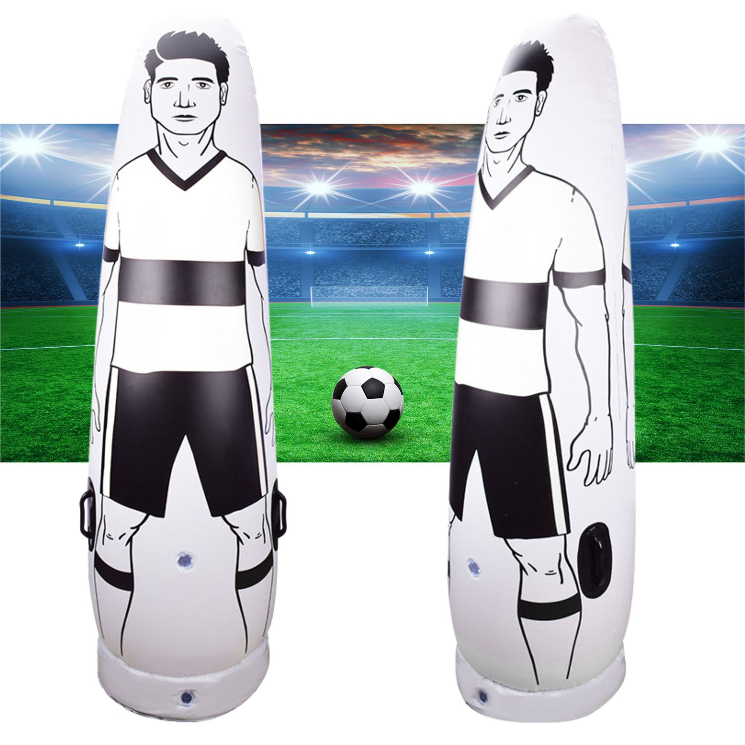 Trainingswand aufgeblasen zum Heranzoomen