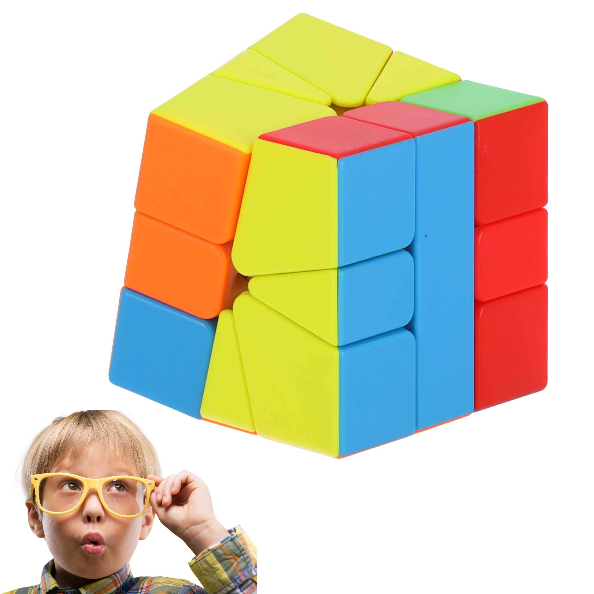 Modernes Puzzle, Logikwürfel, Rubik's Cube - SQ1, Typ II