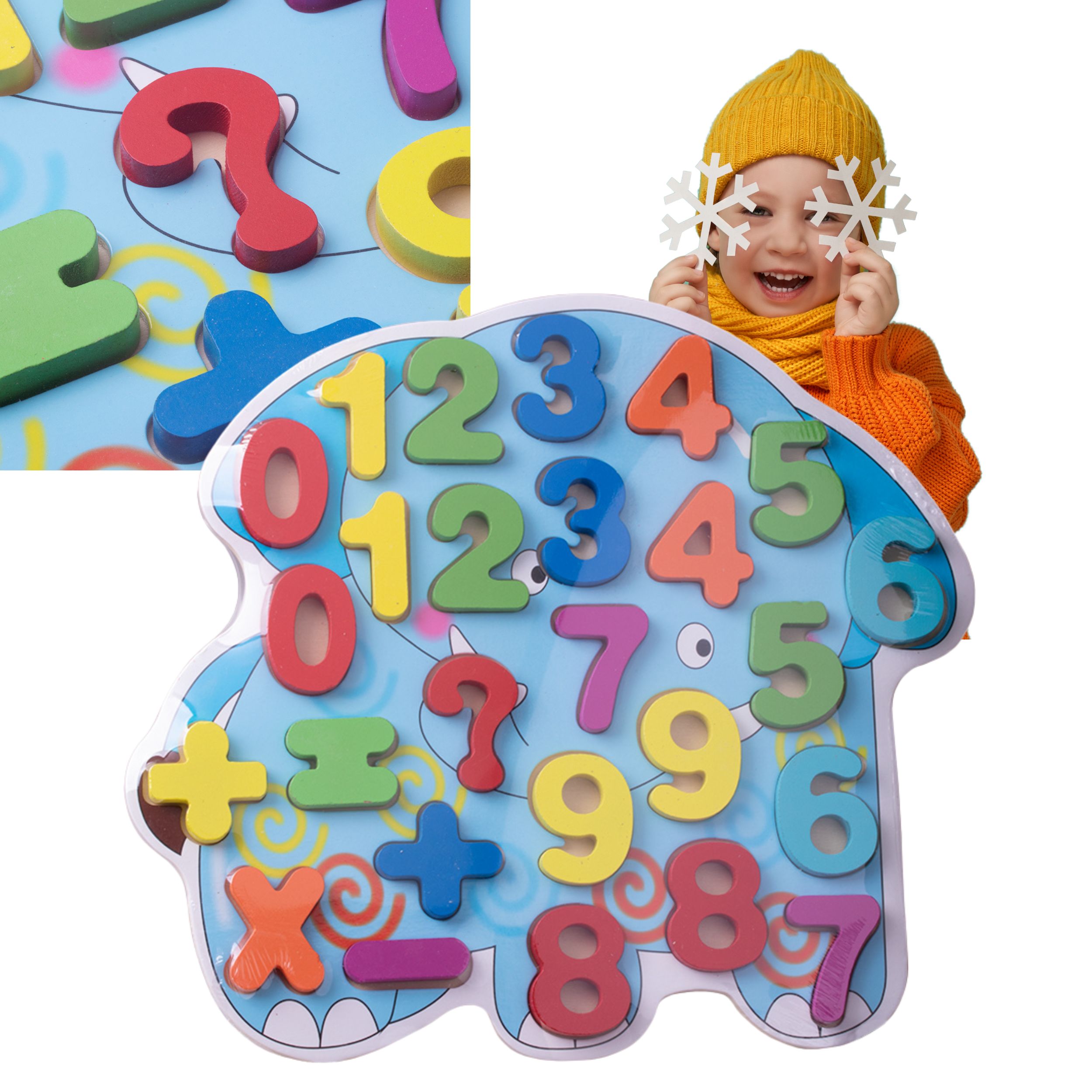 Puzzle für Kinder „Ziffer“
