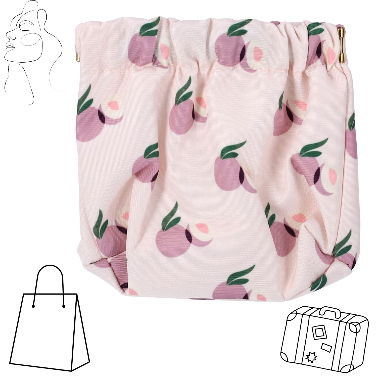 Multifunktionale Kosmetiktasche für Damenhandtasche - Muster III