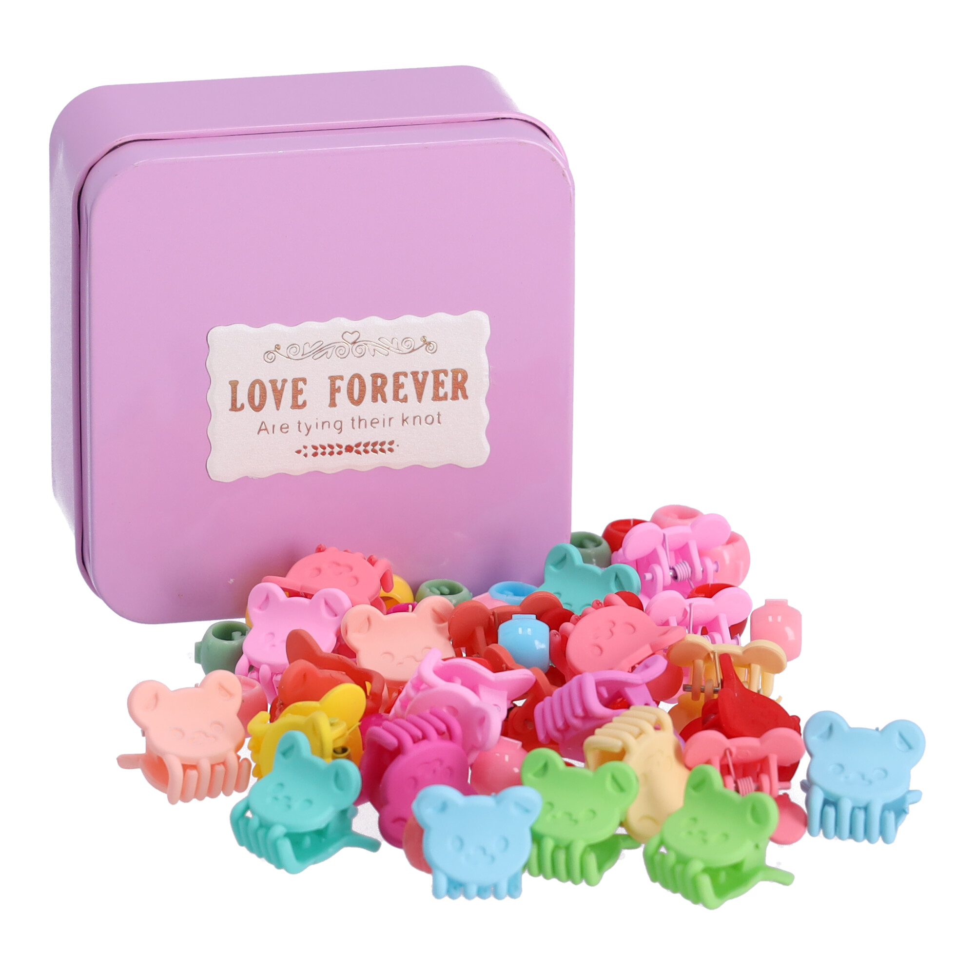 Froschclips für Haare - Teddybär